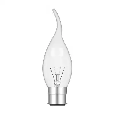 Candle Tip B22 Clear 60W Incandescent T (100 10)