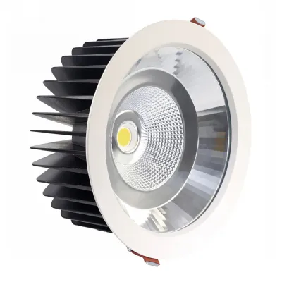 Brio 60, 60W, 1400mA, White, Recessed Spotlight With Trim, Cut Out 210mm, 5160lm, 4000K, 85°, IP65, DRIVER NOT INC., 5yrs Warranty