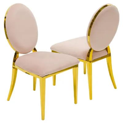 Silvia Gold Dining Chair