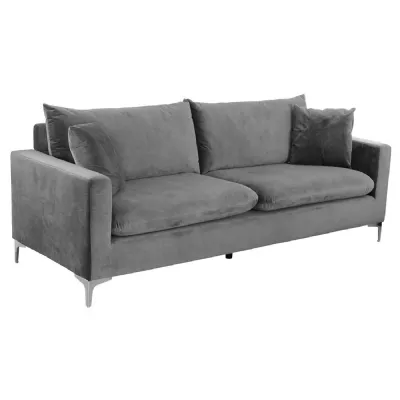 Jessica Grey Three Seater Sofa