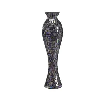 (DH) Carissa Mosaic Vase Large Purple Multi Colour