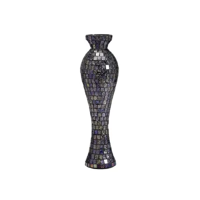 (DH) Carissa Mosaic Vase Medium Purple Multi Colour