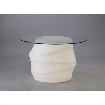 Bambu Table 2 Light E27 Outdoor IP65, Opal White Clear Glass