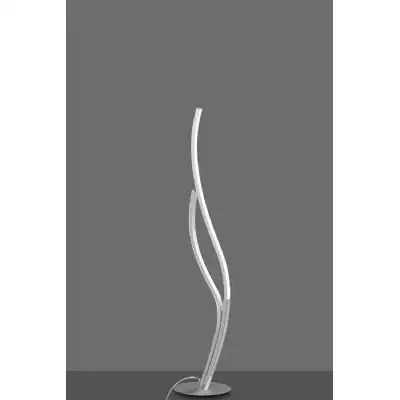 Corinto Table Lamp 84cm, 12W LED, 3000k, 960lm, Silver Chrome, Touch Dimmer, 3yrs Warranty