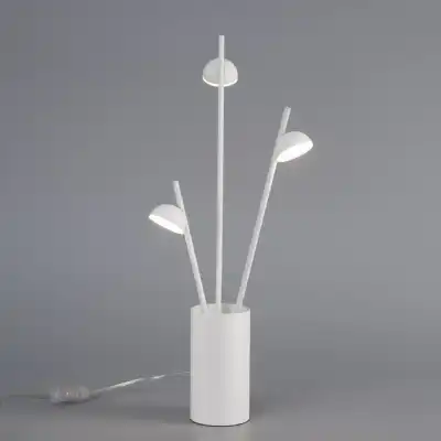 Adn 3 Light Table Lamp 52cm, 9W LED, 3000K, 495lm, White, 3yrs Warranty