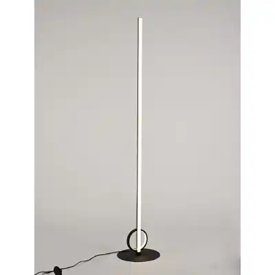 Kitesurf Floor Lamp, 24W LED, 3000K, 900lm, Black, 3yrs Warranty