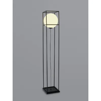 Desigual Large Floor Lamp, 1 Light E27, Matt Black