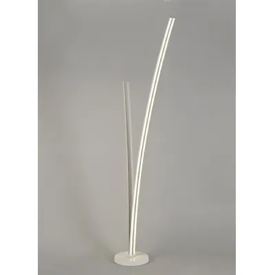 Portsmouth 2 Light Floor Lamp Dimmable, 16W 20W LED, 4000K, 2270lm, White, 3yrs Warranty