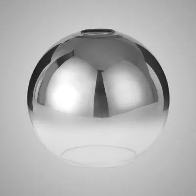 Epsom 30cm Globe Glass (B), Smoke Fade Clear