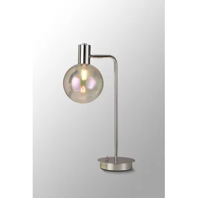 Hook Adjustable Table Lamp, 1 x G9, Polished Chrome Iridescent