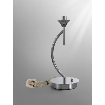 Abingdon Polished Chrome 1 Light G9 Vertical Table Lamp, Suitable For A Vast Selection Of Glass Shades