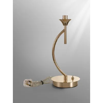 Abingdon French Gold 1 Light G9 Vertical Table Lamp, Suitable For A Vast Selection Of Glass Shades