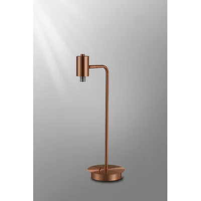 Hook Adjustable Table Lamp (FRAME ONLY), 1 x G9, Antique Copper