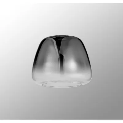 Epsom 28cm Trapezium Glass (H), Smoke Fade Clear
