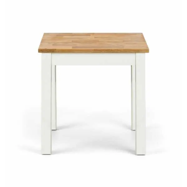 Coxmoor Lamp Table Ivory And Oak