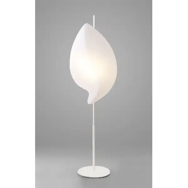Natura Floor Lamp 2 Light E27 Outdoor IP44, Matt White Opal White Item Weight: 15kg