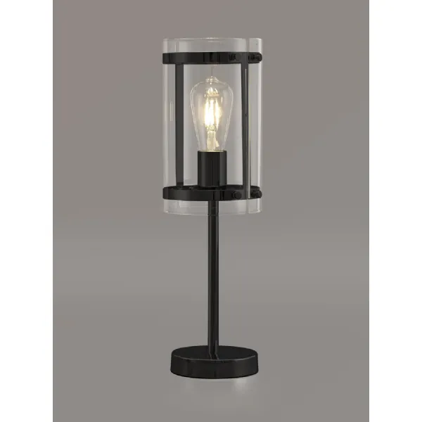 Midhurst Table Lamp, 1 Light E27, Matt Black