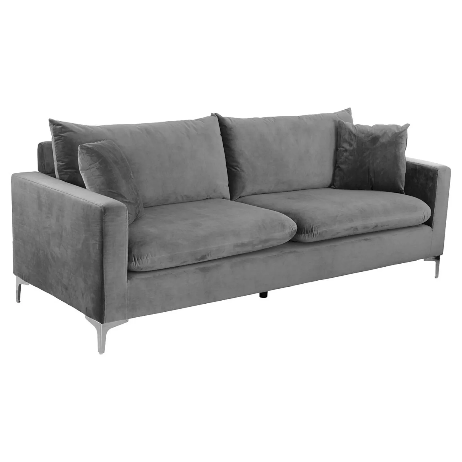 Jessica Grey Three Seater Sofa