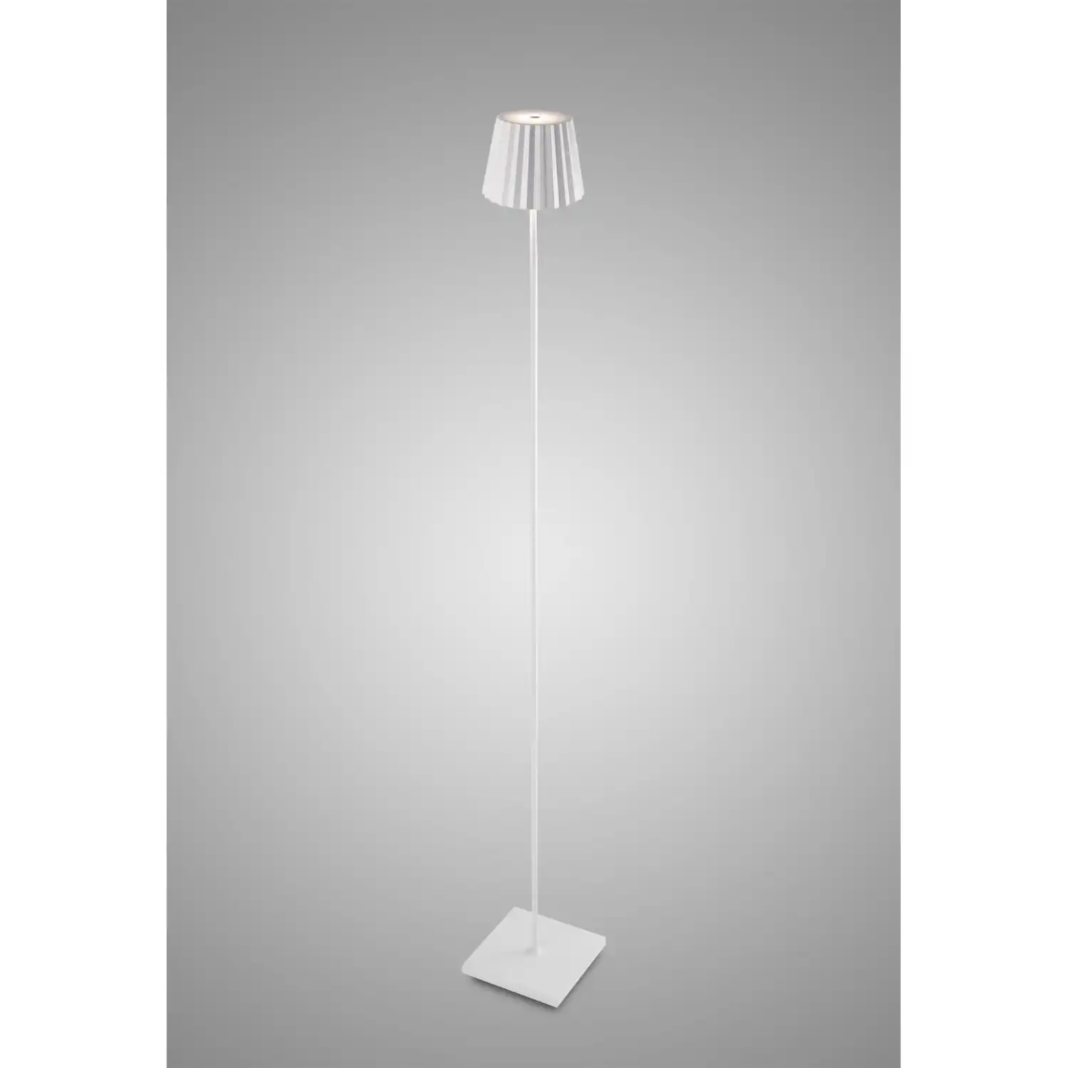 K2 Floor Lamp, 2.2W LED, 3000K, 188lm, IP54, USB Charging Cable Included, White, 3yrs Warranty
