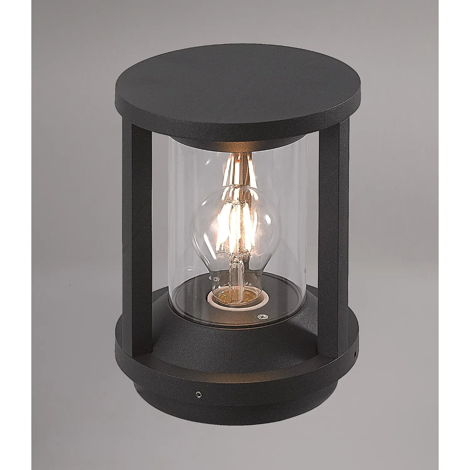 Walton Pillar Lamp, 1 x E27, IP65, Anthracite, 2yrs Warranty