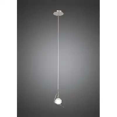 Dali Pendant 1 Light G9, Polished Chrome