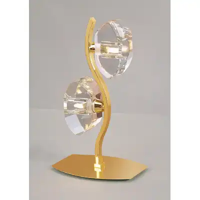 Alfa Table Lamp 2 Light G9 French Gold