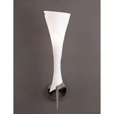 Zack Wall Lamp 1 Light E14, Satin Nickel