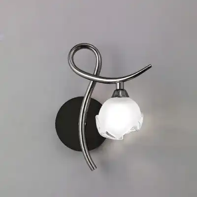 Fragma Wall Lamp Right 1 Light G9, Black Chrome