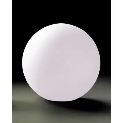 Huevo Ball Table Lamp 1 Light CFL Medium In Line Switch Indoor, Opal White