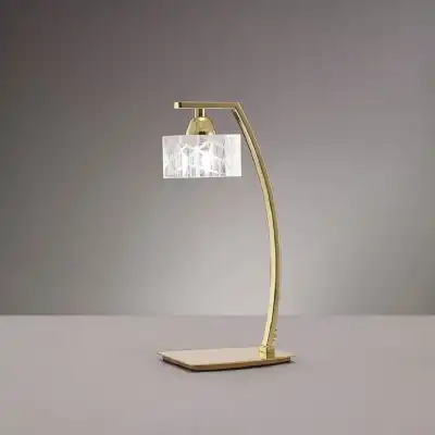 Zen Table Lamp 1 Light G9, Polished Brass