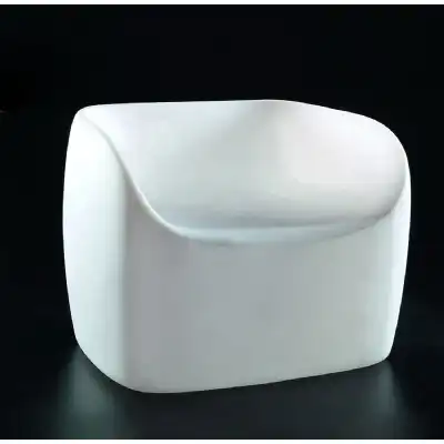 Pao Small Sofa No Light Outdoor, Opal White Item Weight: 16.3kg