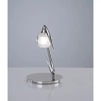 Loop Table Lamp 1 Light G9 ECO, Polished Chrome