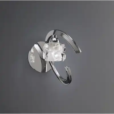 Ice Wall Lamp Switched 1 Light G9 ECO, Polished Chrome