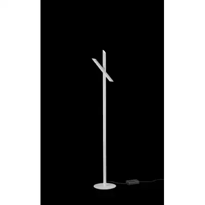 Take Blanco Floor Lamp 9W LED 3000K, 800lm, Dimmable, White, 3yrs Warranty