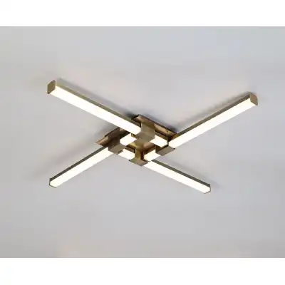 Cinto Ceiling 24W LED, 3000K, 1950lm, Antique Brass, 3yrs Warranty