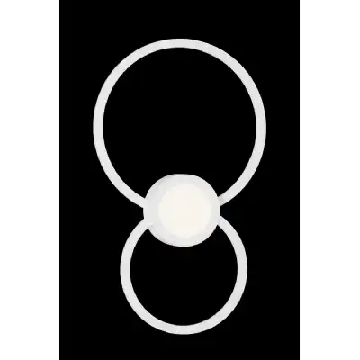 Mural Wall Lamp Circles, 24W, 3000K, 1440lm, White, 3yrs Warranty