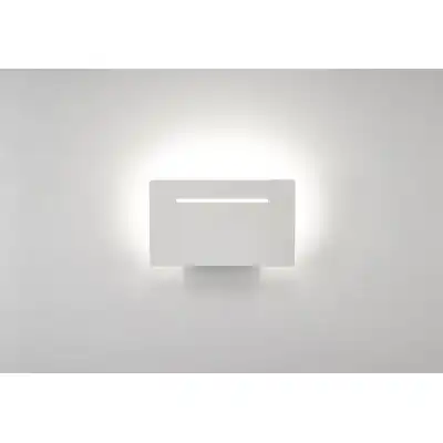 Toja Wall Lamp Rectangular, 8W LED, 3000K, 720lm, White, 3yrs Warranty