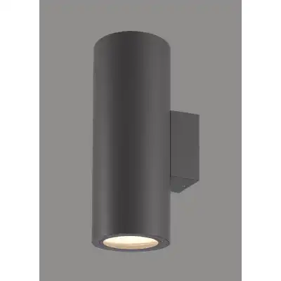 Volcano Wall Lamp, 2 x E27, IP54, Graphite, 2yrs Warranty