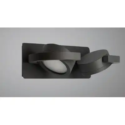 Iguazu Wall Lamp, Requires 2 x GX53, IP54, Anthracite, 2yrs Warranty