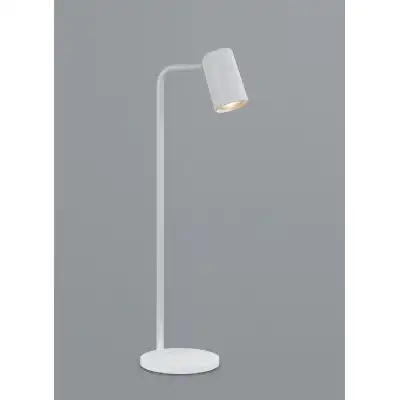 Sal Tall Table Lamp With Inline Switch 1 Light GU10, Sand White