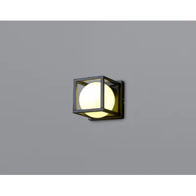 Desigual Small Wall Lamp, 1 Light G9, Matt Black