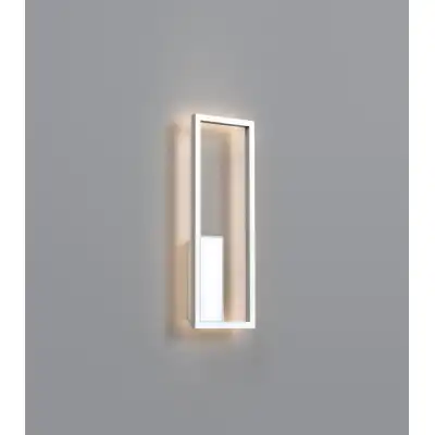 Boutique Rectangle Wall Lamp, 21W LED, 3000K, 1130lm, White, 3yrs Warranty