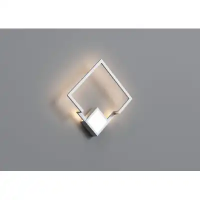 Boutique Square Wall Lamp, 18W LED, 3000K, 1150lm, White, 3yrs Warranty