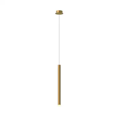 Cala 1 Light Pendant, 6W LED, 3000K, 420lm, Gold, 3yrs Warranty