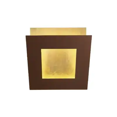 Dalia 18cm Wall Lamp, 18W LED, 3000K, 1260lm, Gold Rust Brown, 3yrs Warranty