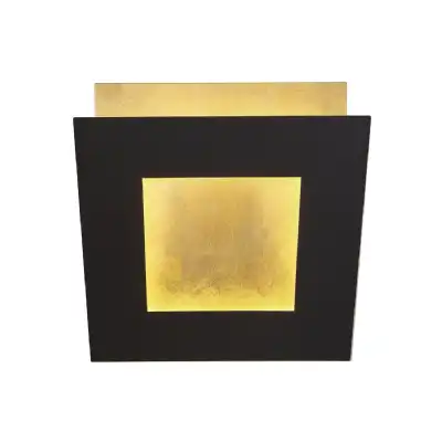 Dalia 22cm Wall Lamp, 24W LED, 3000K, 1680lm, Gold Black, 3yrs Warranty
