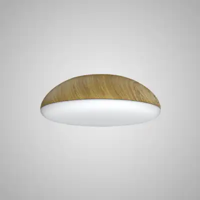 Kazz Ceiling 38cm Round, 4 x E27 (Max 20W LED), Wood