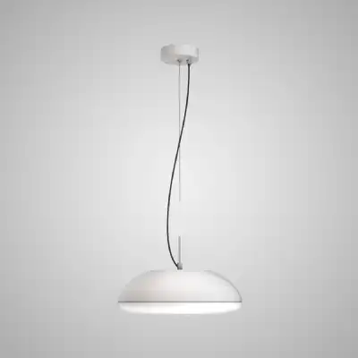 Kazz Pendant 38cm Round, 4 x E27 (Max 20W LED), White