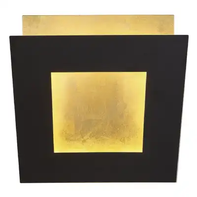 Dalia 40cm Wall Lamp, 40W LED, 3000K, 2800lm, Gold Black, 3yrs Warranty