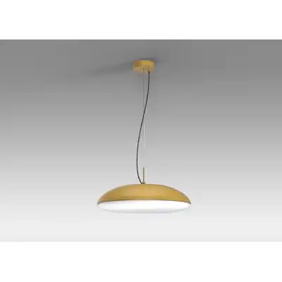 Kazz Pendant 50cm Round, 6 x E27 (Max 20W LED), Gold